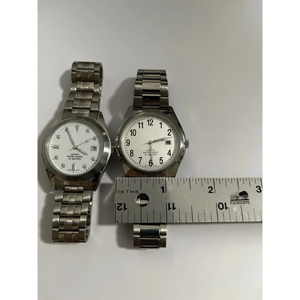 Two‎ Embassy by Gruen Mens Sample Day Date Watches Unsure if working